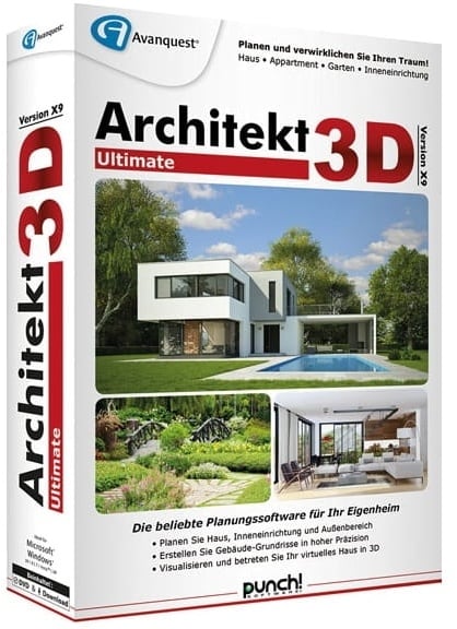 Architekt 3D X9 Ultimate, WIN/ MacOS