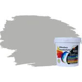 RyFo Colors Silikonharz Fassadenfarbe Lotuseffekt Trend Delfingrau 1l - bunte Fassadenfarbe, weitere Grau Farbtöne und Größen erhältlich, Deckkraft Klasse 1