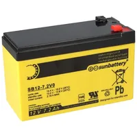 Sun Battery Akku passend für Alarmanlage Abus Terxon SX