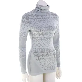 Löffler Rollneck L/S Transtex Warm Retr'x Damen Shirt-Grau-44-46