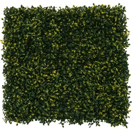 Mendler Wandfliese Sichtschutz 50 x 50 cm grün-gelb 4 St.