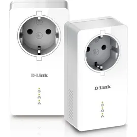 D-Link PowerLine AV2 DHP-P601AV 1000 Gigabit Passthrough Kit 1000Mbps (2 Adapter)