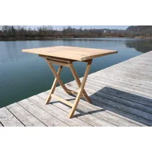 Lex Gartentisch Klapptisch 110 x 70 x 75 cm Teak