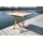 Lex Gartentisch Klapptisch 110 x 70 x 75 cm Teak