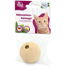 JR Farm Cat Bavarian Catnip Katzenminze-Holzkugel