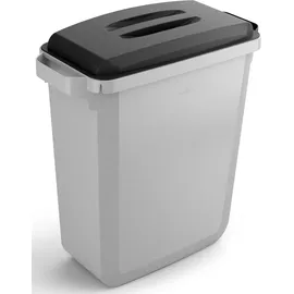 Durable Abfallbehälter DURABIN ECO 60 l H600xB590xT282mm grau