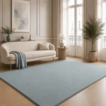 The CarPET Kuschelig & Super Soft Teppich 80 x 150 cm Blau