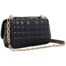 Michael Kors Sm Conv Chain Shldr Leder Black