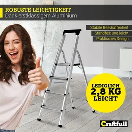 Craftfull CF-133B Haushaltsleiter 4 Stufen