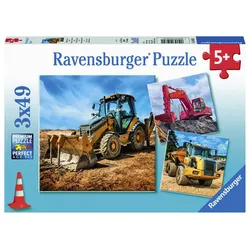 Puzzle Baufahrzeuge im Einsatz