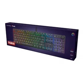 Trust GXT 866 Torix Niederländisches QWERTY-Layout Mechanische Tastatur