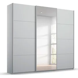 Rauch Schwebetürenschrank RAUCH "Kleiderschrank Schrank Garderobe BESTSELLER KOLUNA mit Spiegel", grau (seidengrau), B:203cm H:229cm T:62cm, Holzwerkstoff, Schränke, Schwebetürenschrank, inkl.