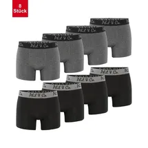 Phil & Co. Retroshorts grau/schwarz 4XL 8er Pack