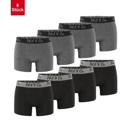 Phil & Co. Retroshorts grau/schwarz 4XL 8er Pack