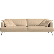 Egoitaliano 3-1 Garnitur Leder 3-Sitzer Beige