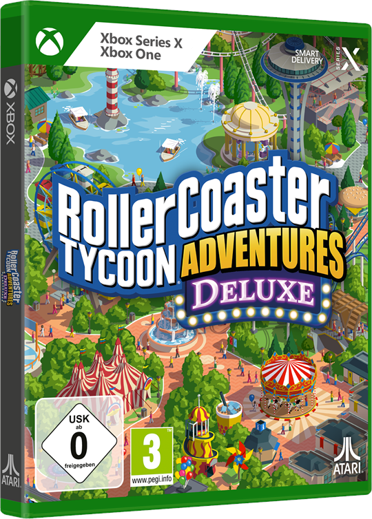 RollerCoaster Tycoon Adventures Deluxe - Microsoft Xbox One - Simulation - PEGI 3