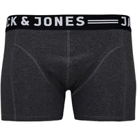 JACK & JONES Herren Boxershorts JACSENSE MIX COLOR TRUNKS Grau XL