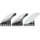 Futures Thruster Fin Set DHD Honeycomb L Fin 25, Farbe: Weiss, Finnenbox: futures