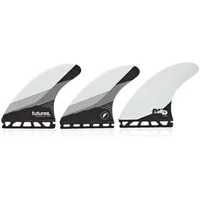 Futures Thruster Fin Set DHD Honeycomb L Fin 25, Farbe: Weiss, Finnenbox: futures