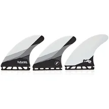 Futures Thruster Fin Set DHD Honeycomb L Fin 25, Farbe: Weiss, Finnenbox: futures
