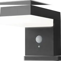 Sygonix SY-4715526 Solar-Außenwandleuchte mit Bewegungsmelder SMD LED 6W Schwarz