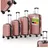 Juskys Rom Koffer-Set 4-tlg. rosa