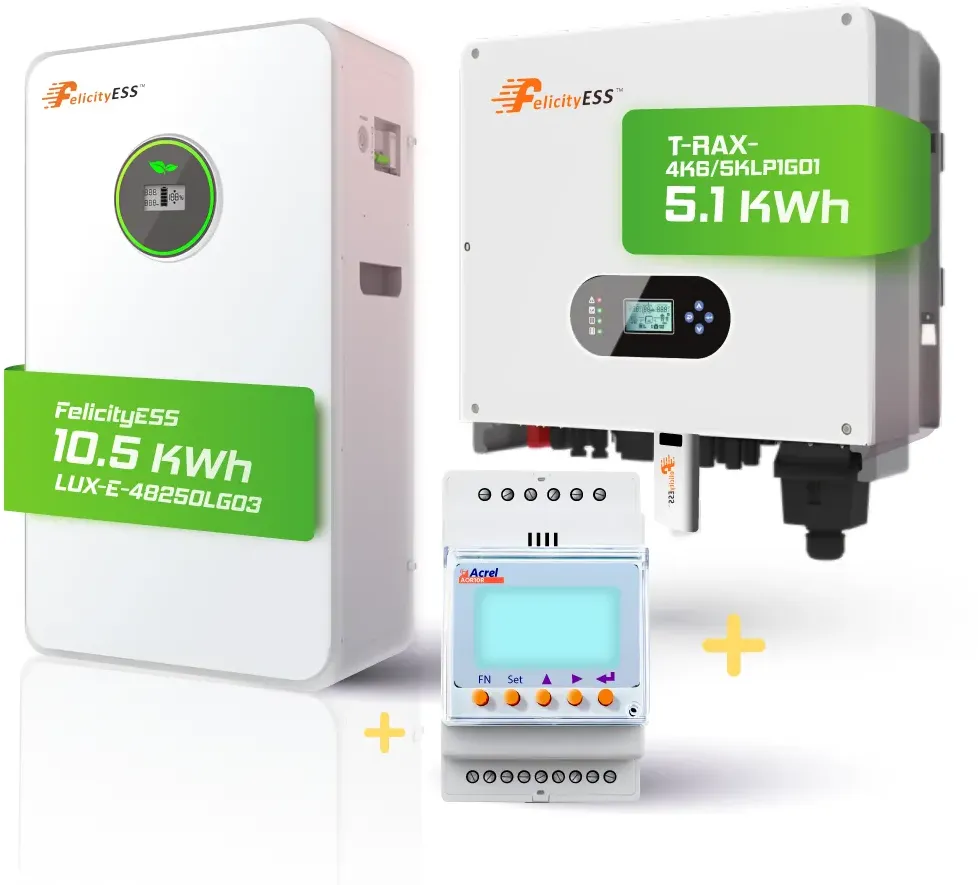 Felicity Komplettset 5 kW T-REX-5KLP1G01 & 10,5 kWh LUX-E-48200LG03 Felicity Wandspeicher