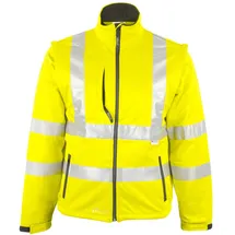 Prevent Warnschutz-Softshell-Jacken 8060G, leuchtgelb, Gr. 2XL neongelb
