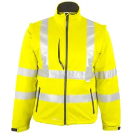 Prevent Warnschutz-Softshell-Jacken 8060G, leuchtgelb, Gr. 2XL neongelb