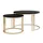 lookway LORI Gold/Schwarz Metall 70 x 49 x 70 cm