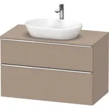 Duravit D-Neo Konsolenwaschtischunterbau wandhängend, Leinen Matt 1000x550x664 mm - DE4968010750000
