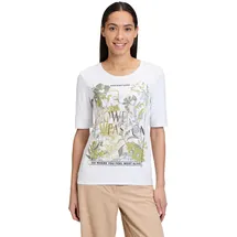 Betty Barclay Basic Shirt Weiß/Khaki 40