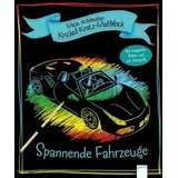 Arena Mein schönster Krickel-Kratz-Malblock. Spannende Fahrzeuge