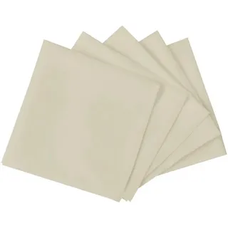 vidaXL Dinner-Servietten 25 Stk Creme 50x50 cm
