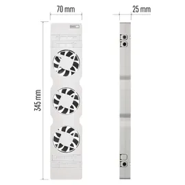 EMOS Heizung-Ventilator MONO Heizgebläse Luftdurchfluss 36 m3/h