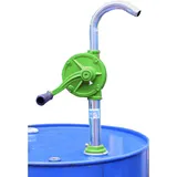 TRUTZHOLM Kurbelfasspumpe 98 cm Länge verlängerbar durch 1 1/4" Schlauch Kurbelpumpe Handpumpe Fasspumpe Dieselpumpe Ölpumpe aus Gusseisen