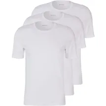 Boss T-Shirt RN 3P Classic Crew Neck Herren 100 WHITE, S