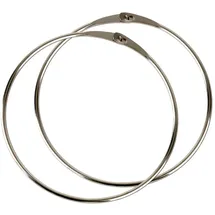 BigDean 2x Warenring Schlüsselring 150mm Ring mit Schnellverschluss