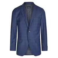 Hechter Paris Sakko Modern Fit blau 50