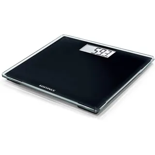 Soehnle Style Sense Compact 100 Personen Digitalwaage in kompakter Größe, Waage mit gut lesbarer LCD-Anzeige, Personenwaage im extraflachen Design