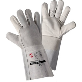 L+D Schutzhandschuhe, Rindspaltleder Schweißerhandschuh Größe (Handschuhe): 10, XL EN 12477-A,