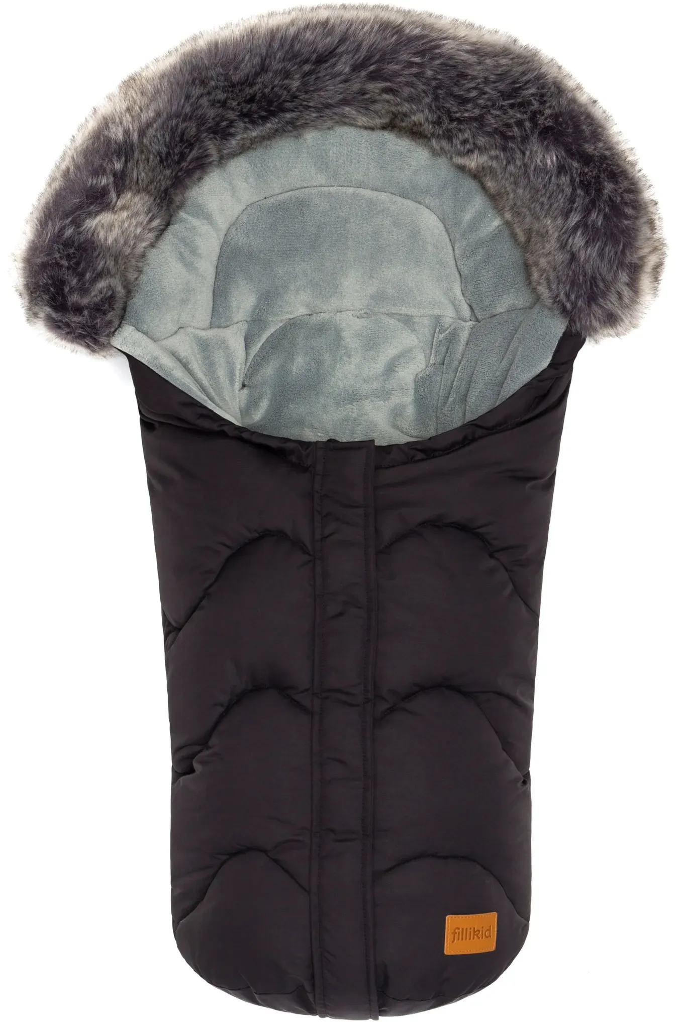 Fußsack FILLIKID "Lhotse Winterfußsack, schwarz" schwarz Baby Fußsäcke Fußsack