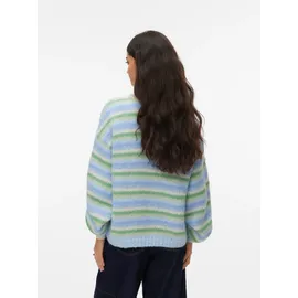 Vero Moda VMMAYBE STRIPE LS O-NECK Pullover Grün L