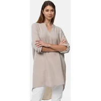 pm selected Damen Longbluse Romantische Musselin Oversized Tunika in Einheitsgröße PM10