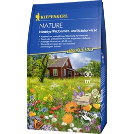 Kiepenkerl Profi-Line Nature Niedrige Wildblumen- und Kräuterwiese, 0,25 kg 30 m2)
