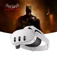 Quest 3 128 GB , VR-Brille - weiß, All-in-One-Gamingsystem, inkl. Batman: Arkham Shadow