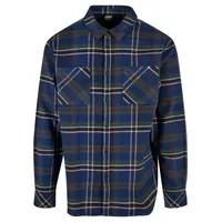 URBAN CLASSICS Checked Mountain Shirt - Blau - L