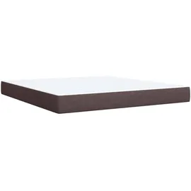 vidaXL Boxspringbett 180 x 200 cm Dunkelbraun