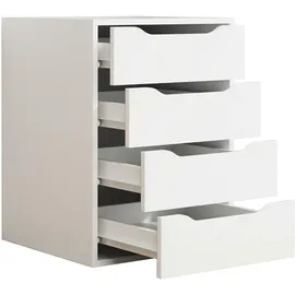 VCM Nachtschrank Malira L 46 x 42 x 0 cm Weiß
