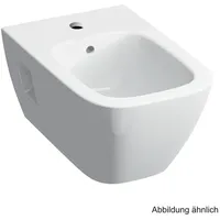 Geberit Renova Plan Wand-Bidet teilgeschlossene Form, mit Überlauf